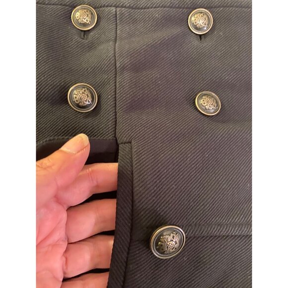 Talbots Black Double-Breasted Jacket Blazer Size 2 - Picture 5 of 9